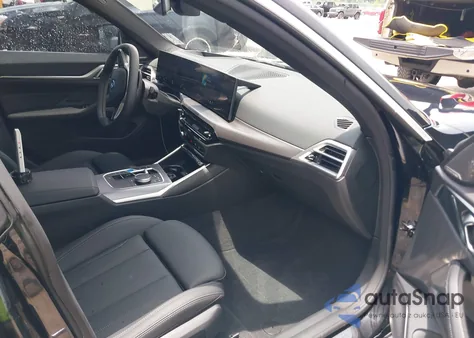 2025 BMW I4 Edrive40 from USA, damaged, VIN WBY23HD0XSFT90046